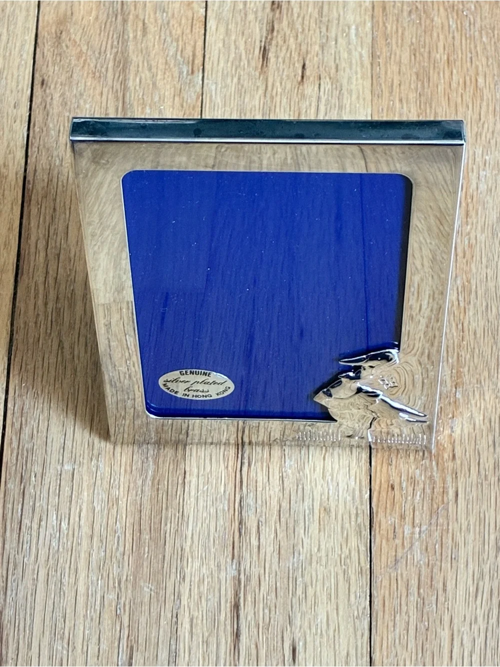 NIB Silverplated Brass Photo Frame, Made for A & S, New Vintage